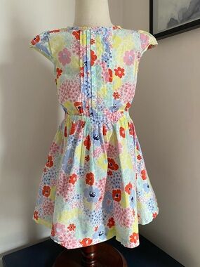 Carter's Multicolor Floral Cap-Sleeve Dress